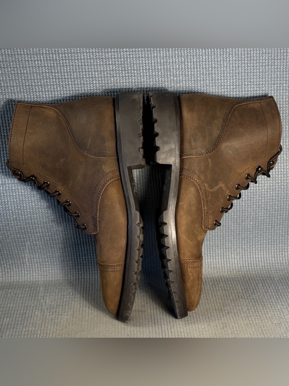 Thursday Boot Co Men’s Captain Everyday Brown Handcrafted Leather Boots Size 11 - Picture 6 of 9